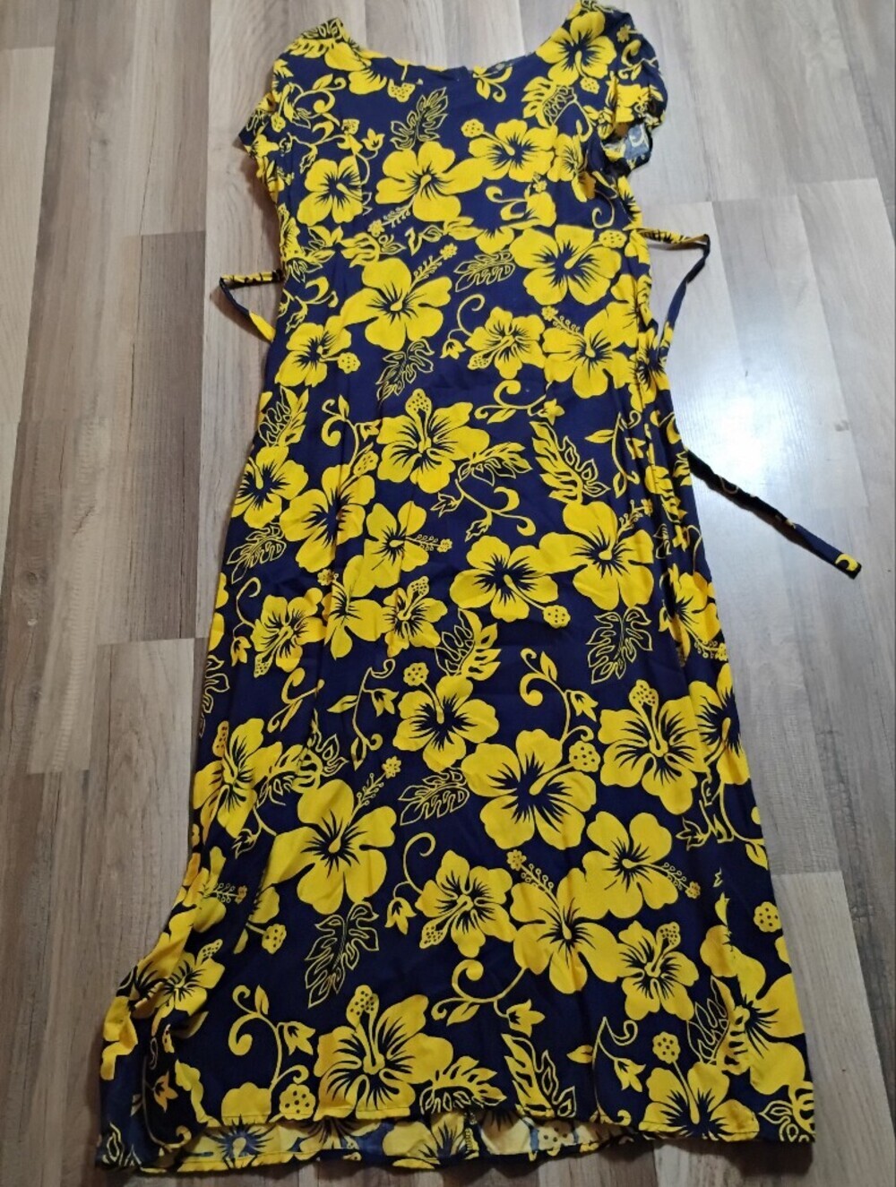 Yellow Floral Long Dress - Casual Women’s Summer Dress